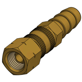 Gasol snabbkoppling  10mm slangstuts
