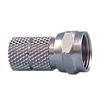F-kontakt fr 6mm kabel (koaxial)