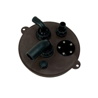 Nuova Rade inspektionslock till septitank - brun H: 305mm