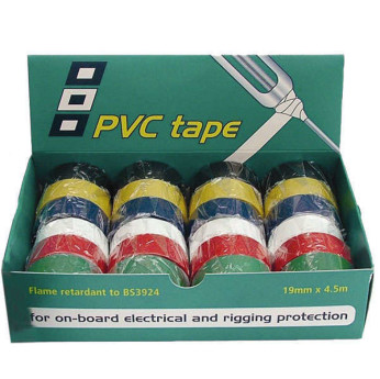 PSP PVC-tejp isoleringsband 19mm, 24 rullar