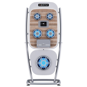 Hertz display, komplet med sortiment af produkter
