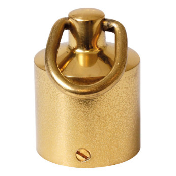 Räckesändfäste med ring, mässing