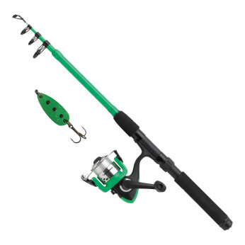 Kinetic Lille Viking Go Fishing 5,6fot Spin fiskesp, Grnt