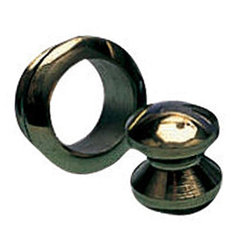 Foresti rosett/knopp för dörr mässing, 16mm