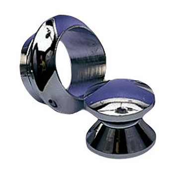 Foresti rosett/knopp för dörr förkromad, 16mm