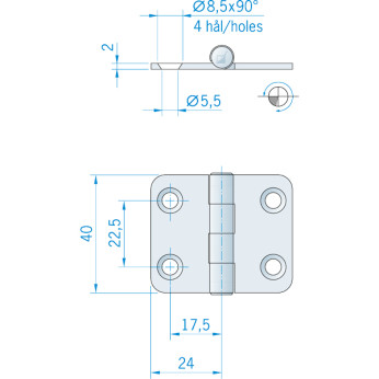 Roca gngjrn RF, 48x40mm