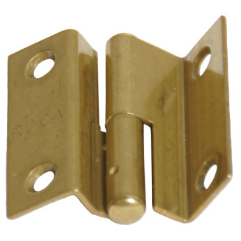 Roca drrgngjrn 40x35x6mm hger polerad mssing