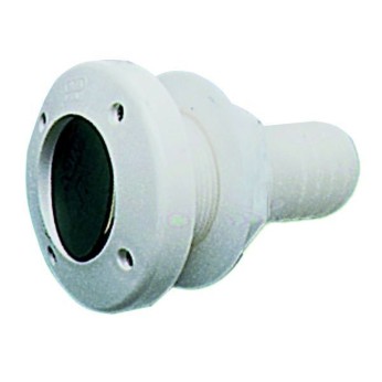 Lnsgenomfring pvc med klaff 38mm