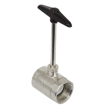 Kulventil 1 1/4' 12cm handt.