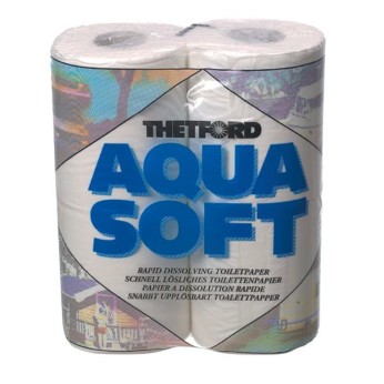 Toalettpapper aqua mjuk, 4 rullar (slutslt for 2023)