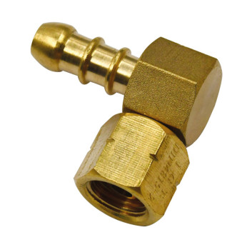 90º vinklad koppling inv. ¼' till 8 mm slangnippel