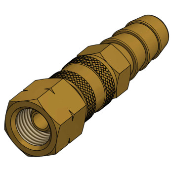 Snabbkoppling gasol, 1/4' gnga - 10mm slangstuts