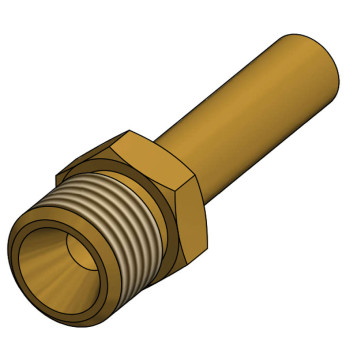 Gasol Ø8 mm rörstuts – LH1/4' gänga
