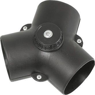 Y-ventil med spjll 75 x 60/60mm