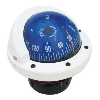 Riviera nedfälld kompass Zenith 3' vit / blå