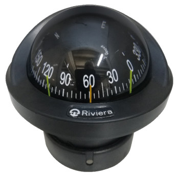 Riviera nedfälld kompass Artica 2 ¾', svart