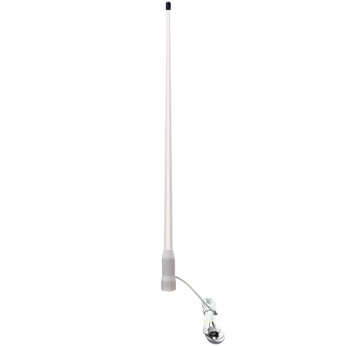 1852 VHF-motorbåtsantenn vit 105cm, 7m kablar