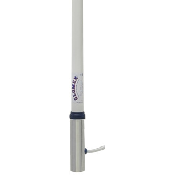 Glomex RA1206CR VHF-antenn m/kabel och kontakt, 240cm