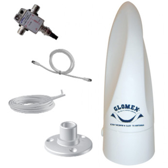 Glomex VT300 TV-antenn compact avior med kabel & fäste
