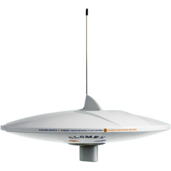 Glomex TV-antenn Nashira med DAB för 2 TV-apparater, Ø37cm
