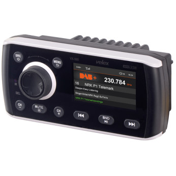 Velex Marine radio DAB+/FM, inkl. fjärrkontroll