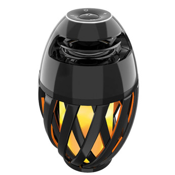 Bordslampa med flameffekt & Bluetooth-högtalare