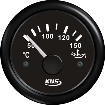 KUS temperaturmätare för olja, svart