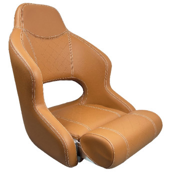 ESM Deluxe sport flip-up säte H52, Cognac