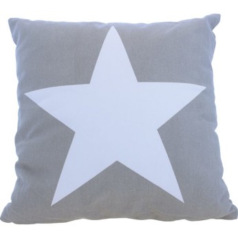 Maritim kudde modell stor stjärna grå