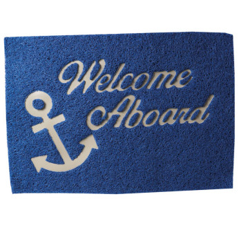 Matta 'Welcome Aboard', 40x60 cm