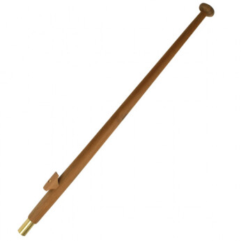 1852 Flaggstång 120cm teak bussning: Ø25mm, l-100mm