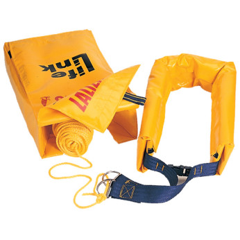 Lalizas LifeLink Räddningslina, gul väska