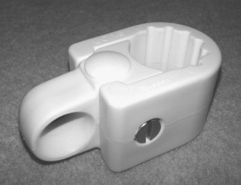 Pulpitfäste UCIX-L vit 25mm