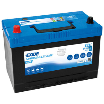 Exide batteri nautilus 95ah dual, helpall 45stk.