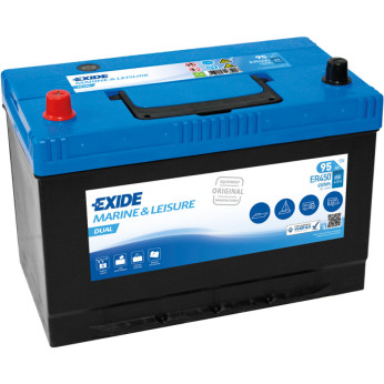 Exide Batteri Nautilus Dual, 120Ah