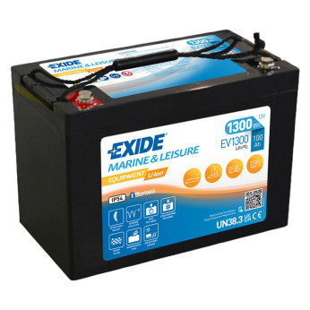 Exide EV1300 litiumbatteri 100A