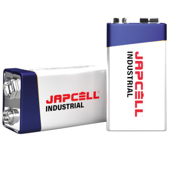 Japcell Industrial batteri 9V / 6LR61, 10 st