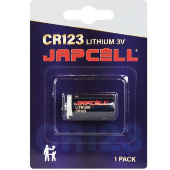Japcell CR123 3V litium batteri 1 st