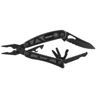 Coast LED155 LED Pro fickkniv & Multitool, svart