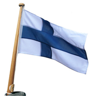 Båtflagga Finland, 50x30 cm