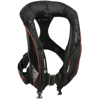 Uppblsbar flytvst, crewsaver ergofit 190n, svart