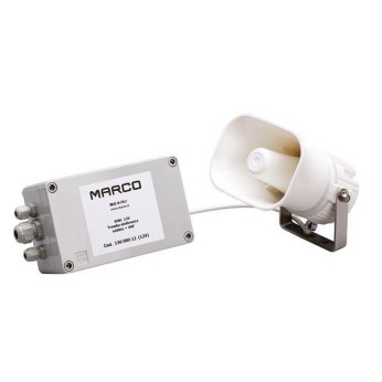 Marco elektroniskt signalhorn m/elektronikbox, 12V