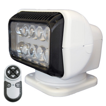Golight Searchlight Vit LED, trådlös, 24V