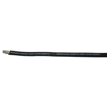Marin kabel svart frtennad 10x0,5mm2