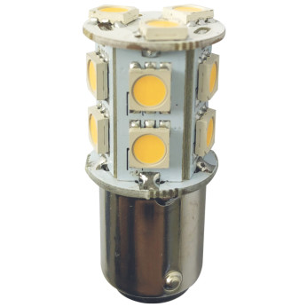1852 LED-bajonett BA15D Ø19x43mm 10-36Vdc, 2 st