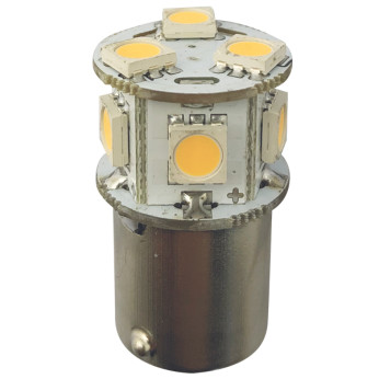 1852 LED-bajonett BA15S Ø19x33mm 10-36Vdc, 2 st