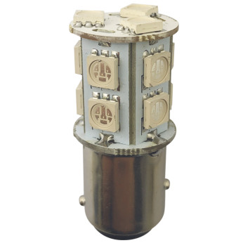 1852 LED-lanternlampa BAY15D 19x43mm 10-36Vdc grn, 2 st