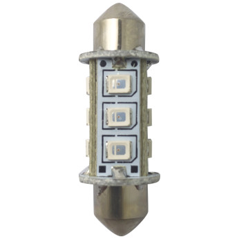 1852 LED lantern pinol/spollampa 37mm 10-36Vdc rd, 2 st