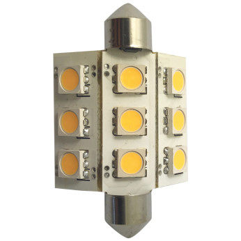 1852 LED pinol/spollampa 42mm 10-36Vdc, 2 st