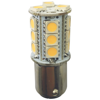 1852 LED-lampa BA15D Ø23x46,5mm 10-36Vdc, 2 st